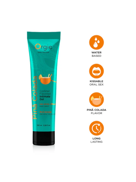 Lubrykant Jadalny Lube Tube Cocktail Pina Colada 100 Ml Orgie