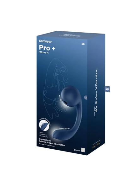 Wibrator Pro+ Wave 4 Connect App Dark Blue Satisfyer