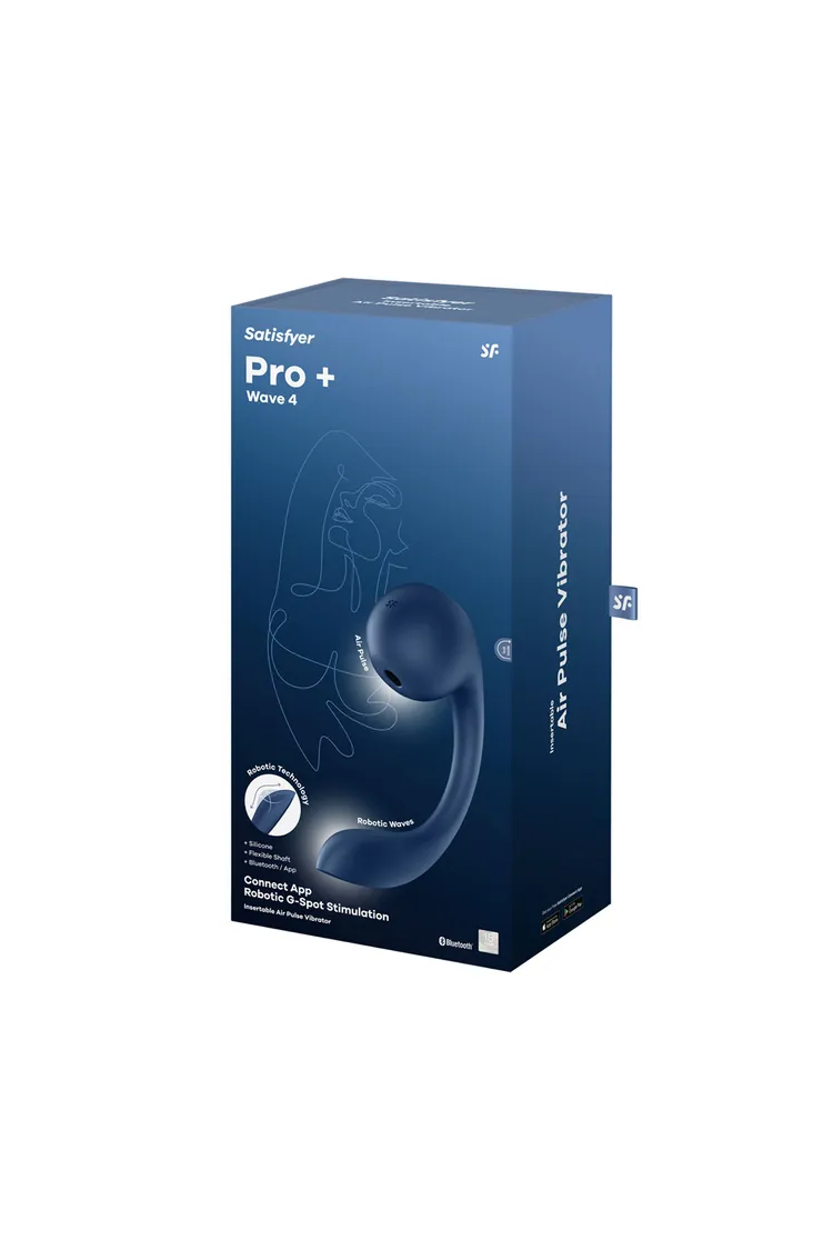 Wibrator Pro+ Wave 4 Connect App Dark Blue Satisfyer