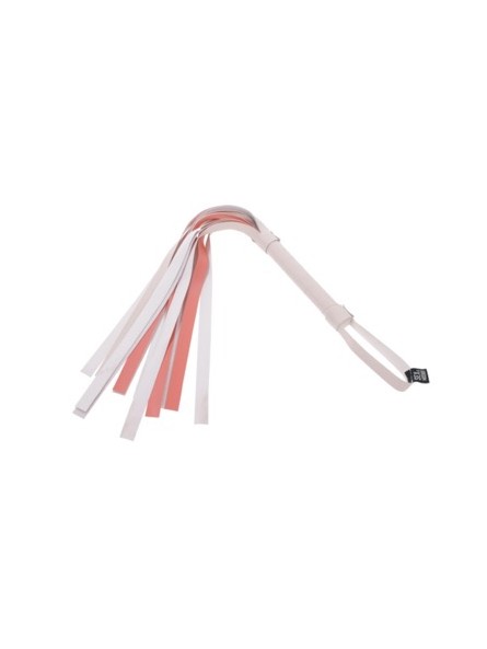 S&M Peaches ‘N Creame Stripe Flogger Cream & Orange Sportsheets