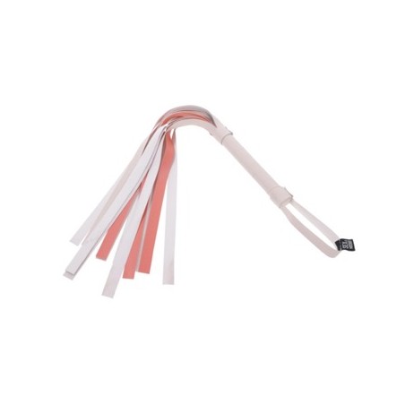 S&M Peaches ‘N Creame Stripe Flogger Cream & Orange Sportsheets