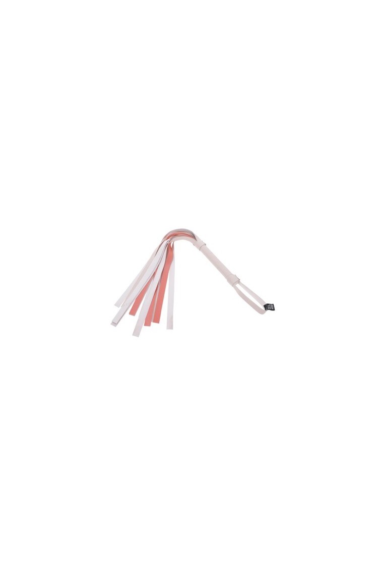 S&M Peaches ‘N Creame Stripe Flogger Cream & Orange Sportsheets