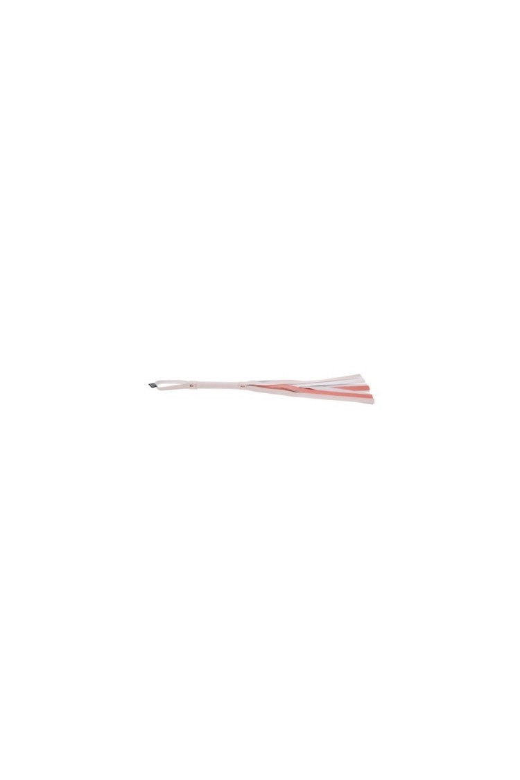 S&M Peaches ‘N Creame Stripe Flogger Cream & Orange Sportsheets