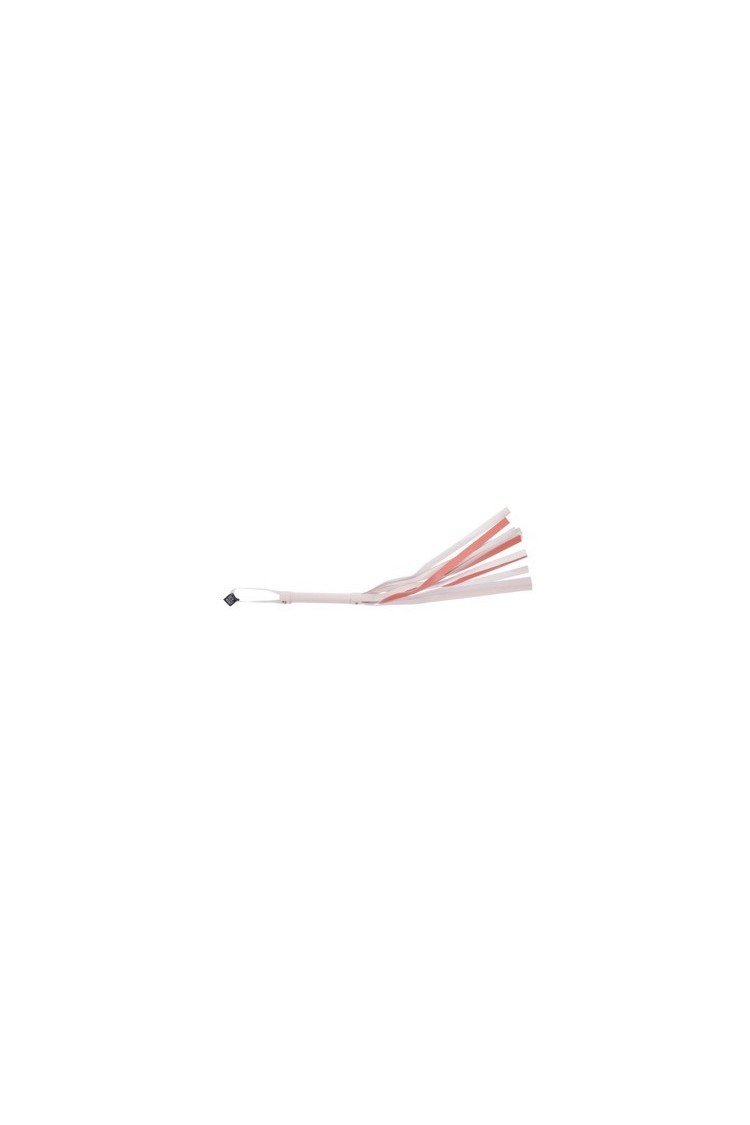 S&M Peaches ‘N Creame Stripe Flogger Cream & Orange Sportsheets
