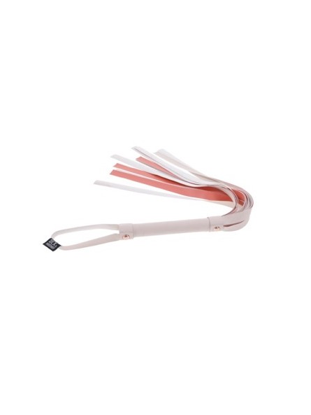 S&M Peaches ‘N Creame Stripe Flogger Cream & Orange Sportsheets