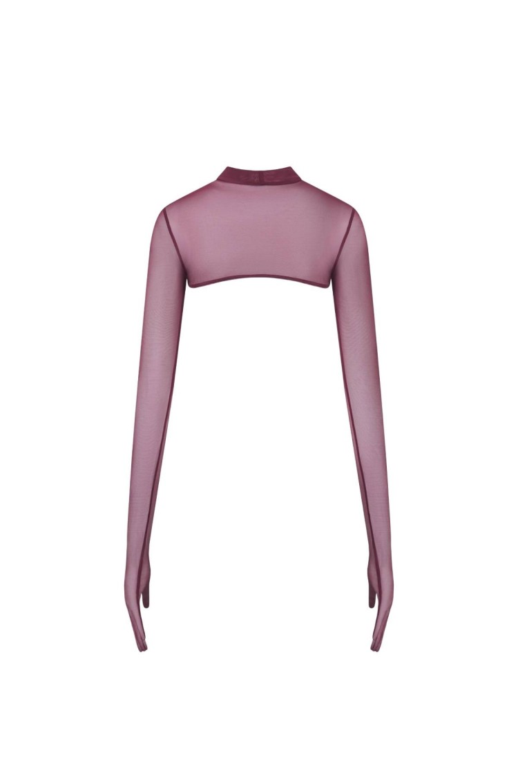 Vivien Burgundy Top Xs/S Promees