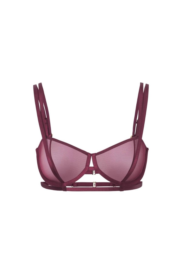 Vivien Burgundy Biustonosz Xs/S Promees
