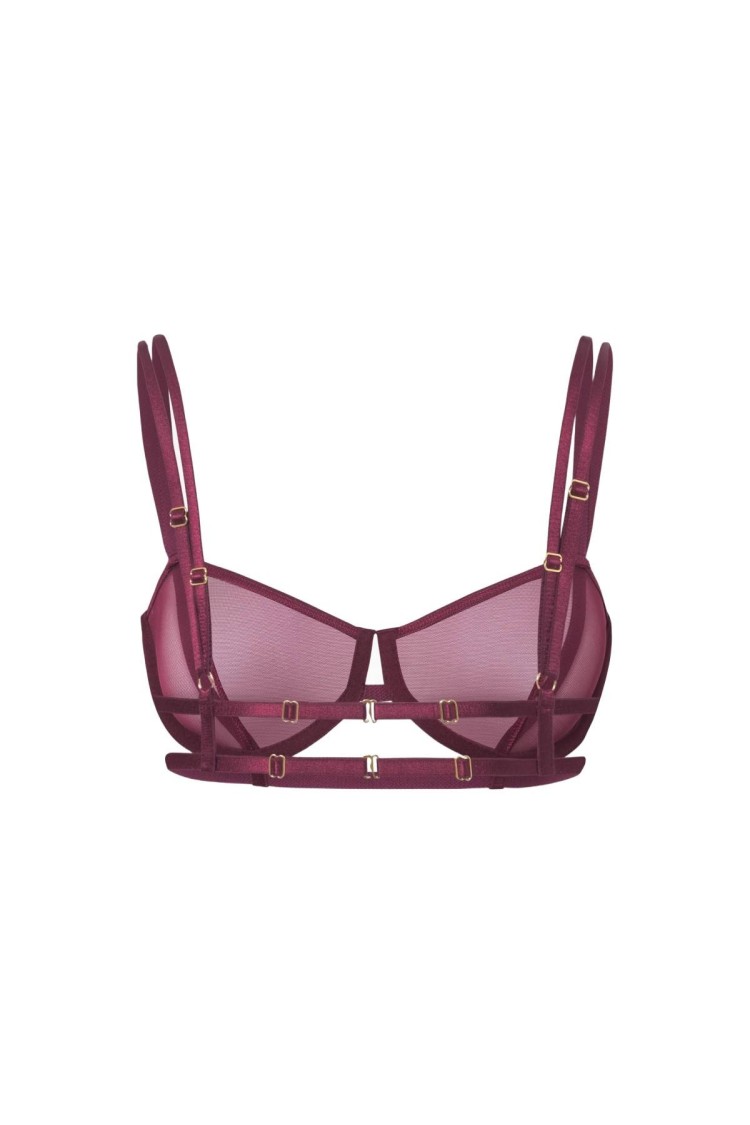 Vivien Burgundy Biustonosz Xs/S Promees