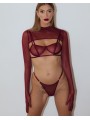 Ginny Burgundy Stringi L/Xl Promees