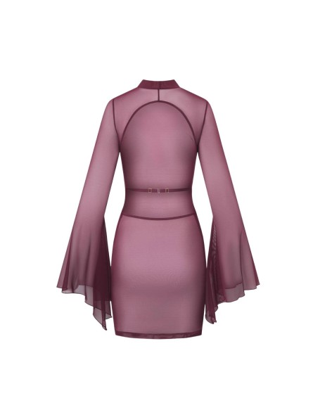 Mara Burgundy Sukienka M/L Promees
