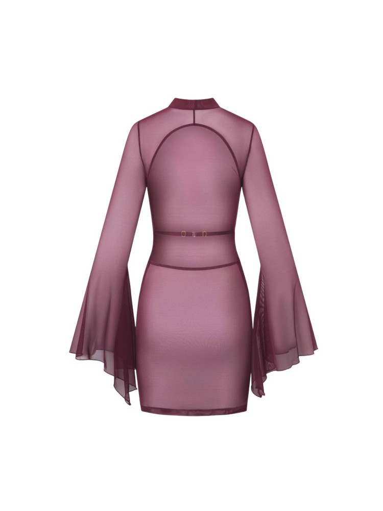 Mara Burgundy Sukienka M/L Promees