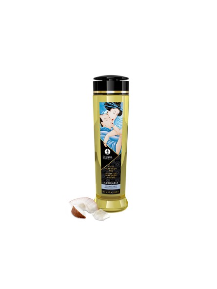 Erotic Massage Oil Adorable/ Coconut Thrills 240Ml Shunga