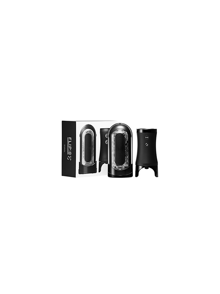 Masturbator Flip Zero Evr Electronic Vibrotation Black Tenga