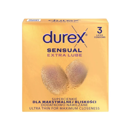 Prezerwatywy Sensual Extra Lube 3 Szt Durex