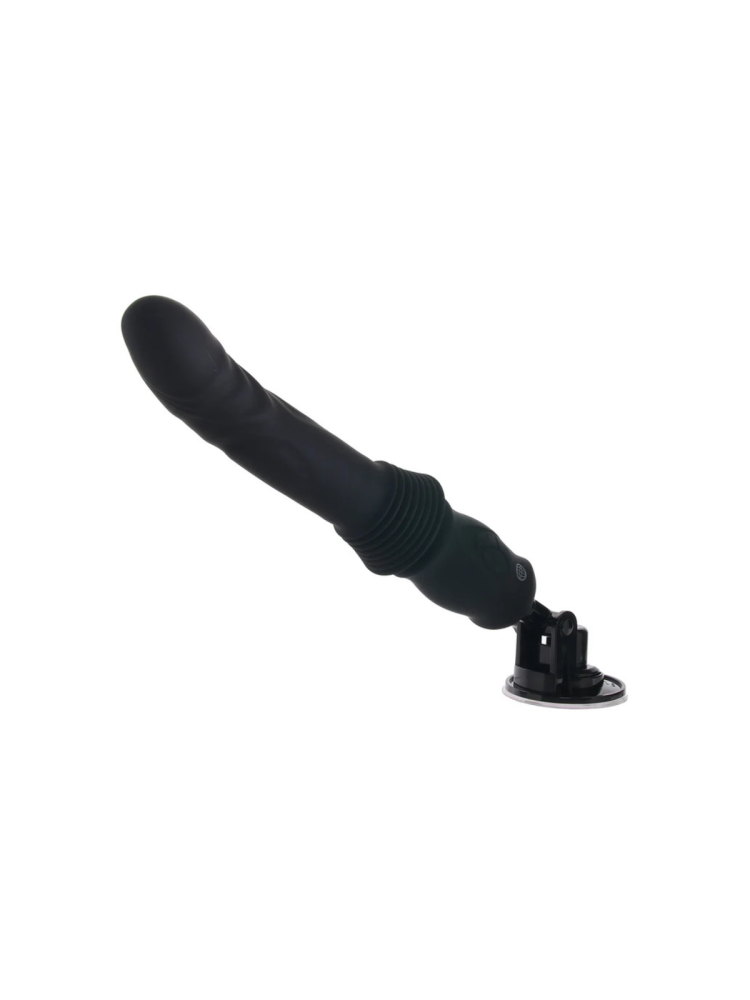 Wibrator Ff Series Ultimate Silicone Thruster Black Pipedream