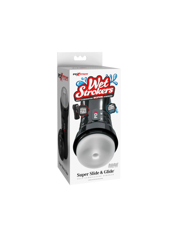 Masturbator Wet Strokers Super Slide&Glide Frosted Pdx Extreme