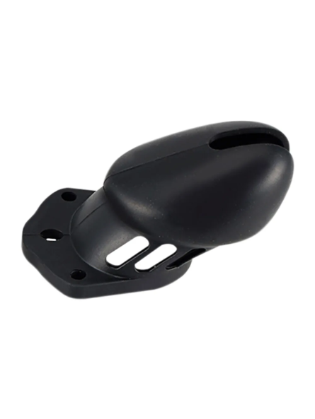 Zestaw Pasów Cnoty Denial Silicone Chastity Cage Set Black Brutus