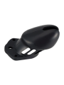 Zestaw Pasów Cnoty Denial Silicone Chastity Cage Set Black Brutus