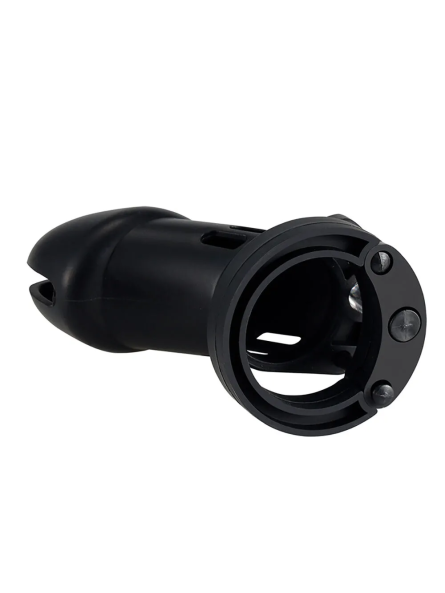 Zestaw Pasów Cnoty Denial Silicone Chastity Cage Set Black Brutus