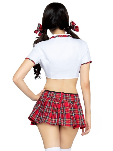 Kostium Uczennicy Miss Prep School Top And Skirt Xs Leg Avenue