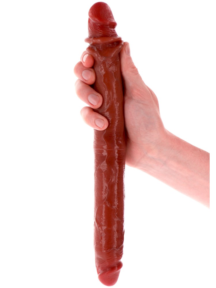 Podwójne Dildo Toyjoy Get Real Silicone Foreskin Double Dong 35Cm TOYJOY