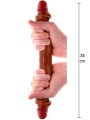 Podwójne Dildo Toyjoy Get Real Silicone Foreskin Double Dong 35Cm TOYJOY