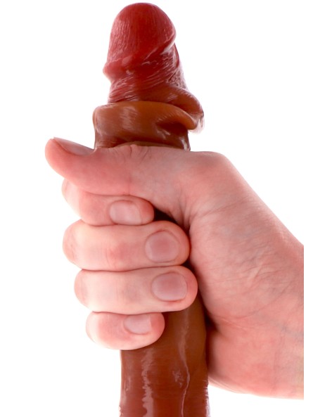 Podwójne Dildo Toyjoy Get Real Silicone Foreskin Double Dong 35Cm TOYJOY