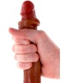 Podwójne Dildo Toyjoy Get Real Silicone Foreskin Double Dong 35Cm TOYJOY