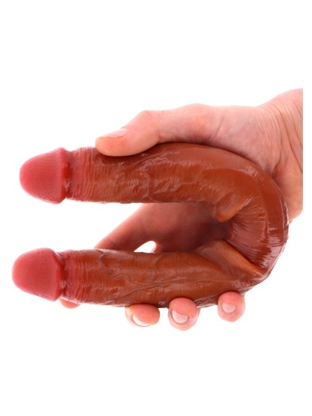 Podwójne Dildo Toyjoy Get Real Silicone Foreskin Double Dong 35Cm TOYJOY