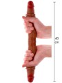 Podwójne Dildo Toyjoy Get Real Silicone Foreskin Double Dong 40Cm TOYJOY