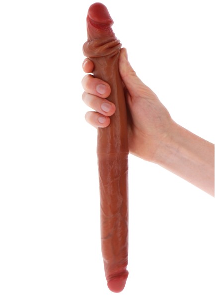 Podwójne Dildo Toyjoy Get Real Silicone Foreskin Double Dong 40Cm TOYJOY