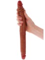 Podwójne Dildo Toyjoy Get Real Silicone Foreskin Double Dong 40Cm TOYJOY