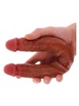 Podwójne Dildo Toyjoy Get Real Silicone Foreskin Double Dong 40Cm TOYJOY