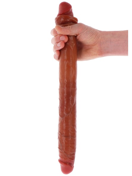 Podwójne Dildo Toyjoy Get Real Silicone Foreskin Double Dong 46Cm TOYJOY