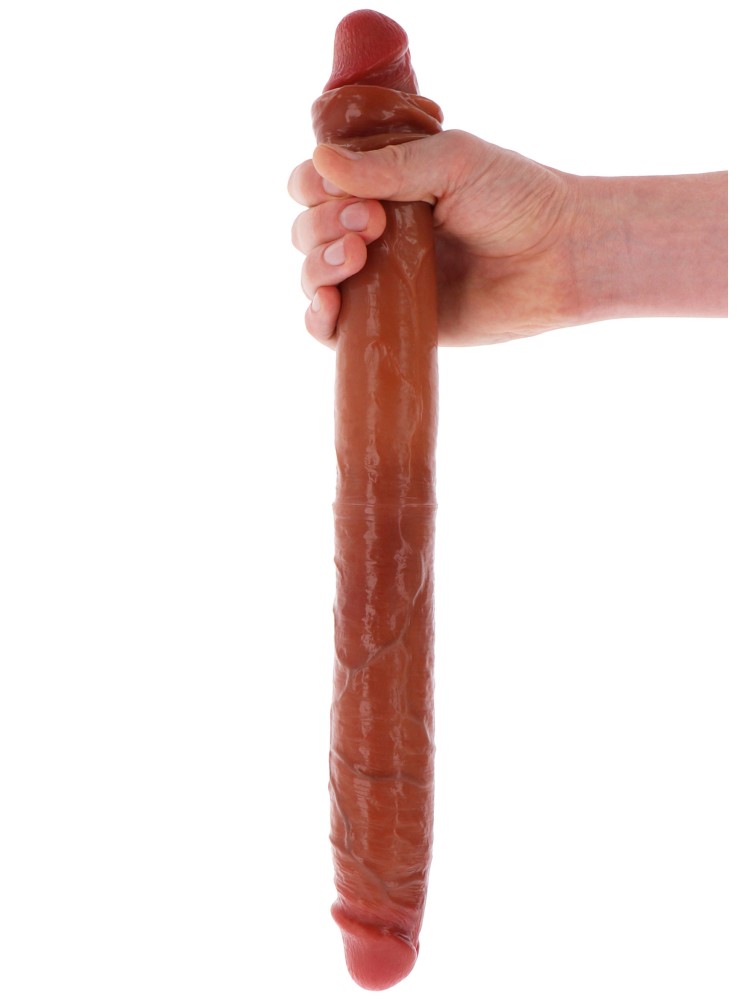 Podwójne Dildo Toyjoy Get Real Silicone Foreskin Double Dong 46Cm TOYJOY