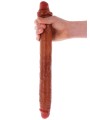 Podwójne Dildo Toyjoy Get Real Silicone Foreskin Double Dong 46Cm TOYJOY