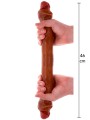 Podwójne Dildo Toyjoy Get Real Silicone Foreskin Double Dong 46Cm TOYJOY