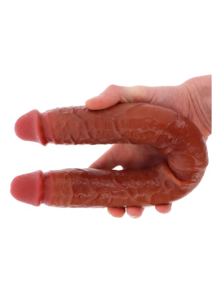 Podwójne Dildo Toyjoy Get Real Silicone Foreskin Double Dong 46Cm TOYJOY