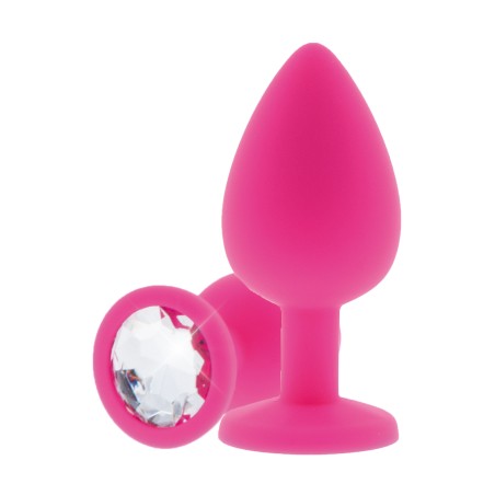 Korek Analny Toyjoy Anal Play Diamond Booty Jewel Medium Pink TOYJOY