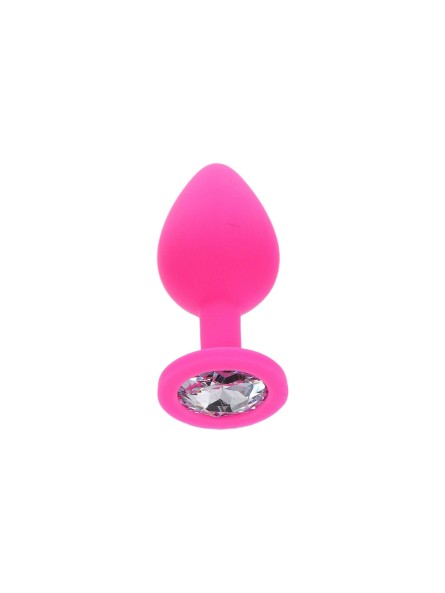 Korek Analny Toyjoy Anal Play Diamond Booty Jewel Medium Pink TOYJOY