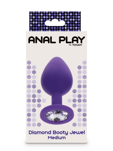 Korek Analny Toyjoy Anal Play Diamond Booty Jewel Medium Purple TOYJOY