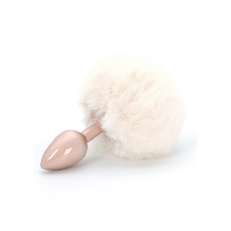 Korek Analny Toyjoy Happiness Enchanting Bunnytail Buttplug White TOYJOY