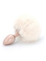 Korek Analny Toyjoy Happiness Enchanting Bunnytail Buttplug White TOYJOY