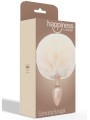 Korek Analny Toyjoy Happiness Enchanting Bunnytail Buttplug White TOYJOY