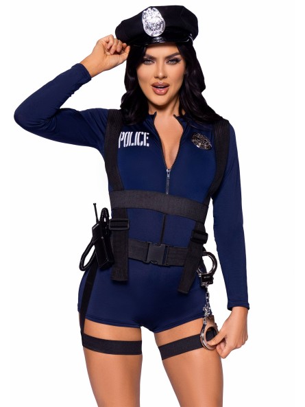 Kostium Policjantki Flirty Cop Romper M Leg Avenue