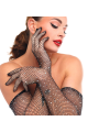 Rękawiczki Starlet Gloves Black/Rhinestones Kinky Diva