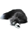 Korek Analny Lisi Ogon Black & White Fox Tail M Alive