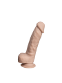 Dildo Z Przyssawką 17,8 Cm Real Skin Model 1 7" Flesh Silexd