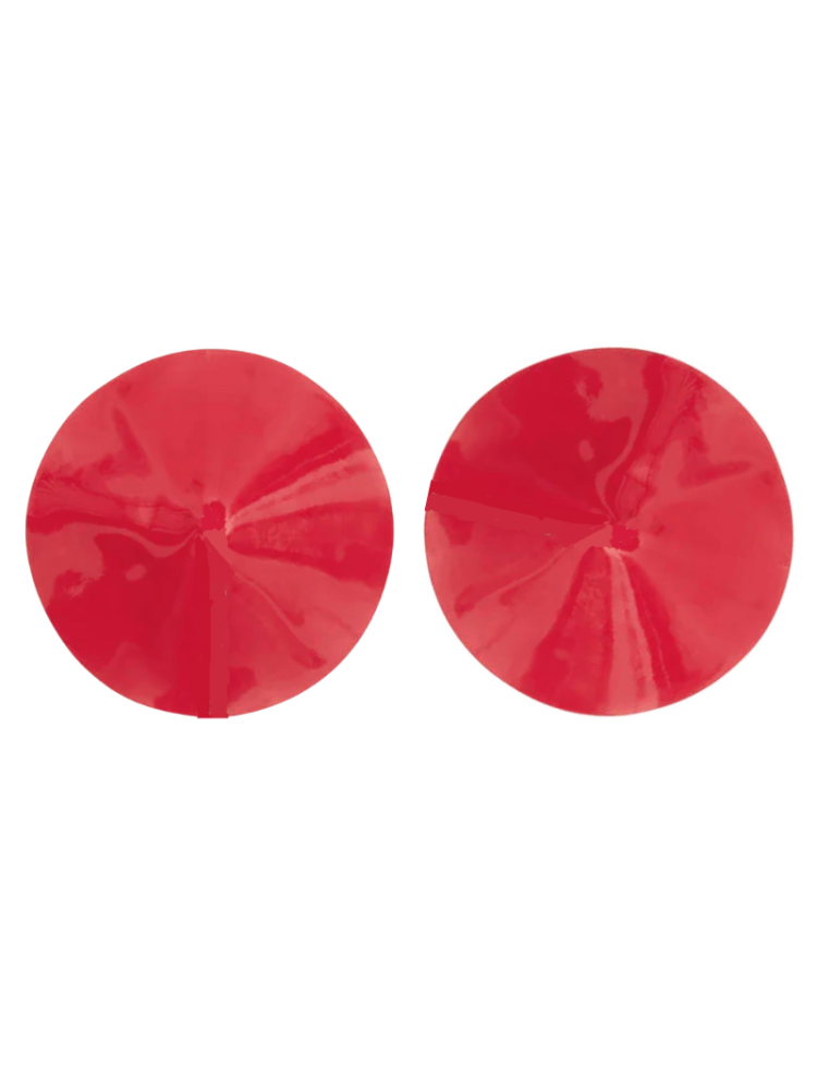 Nasutniki High Gloss Pasties Red Kinky Diva