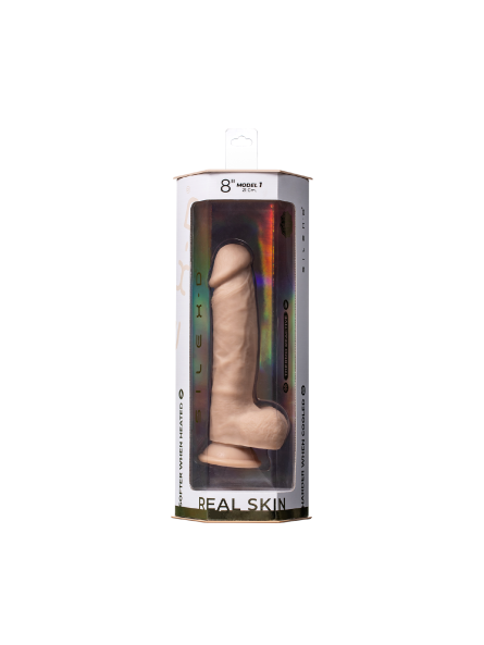 Dildo Z Przyssawką 21 Cm Real Skin Model 1 8" Flesh Silexd